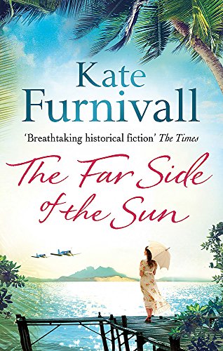 BookHanging palm trees frame a woman with a parasol on a tropical pier.