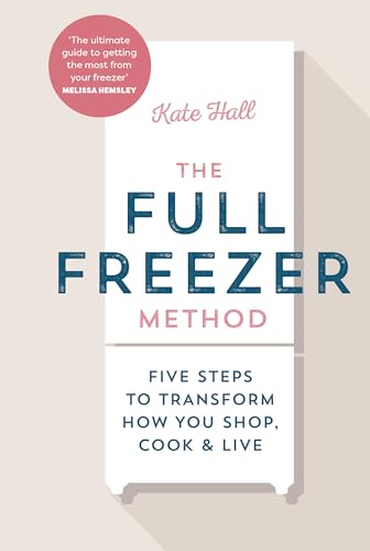 Book cover featuring a white freezer with bold blue title text.