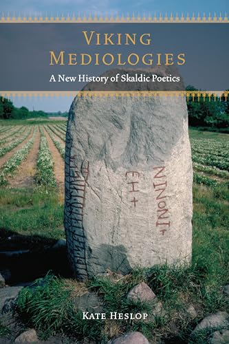 Book cover featuring a runestone against a field and sky.