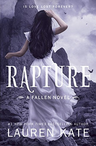 Book cover: woman with long dark hair standing on rocky terrain.