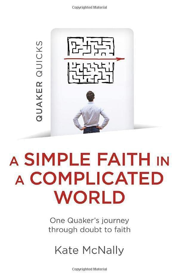 Book cover: man facing a maze, title “A Simple Faith in a Complicated World.”