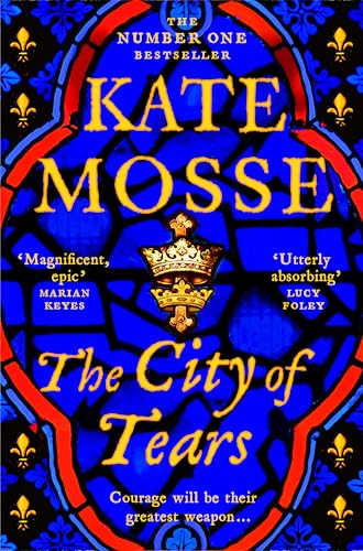 Book cover with cityscape background and possibly a tear or water element incorporated.