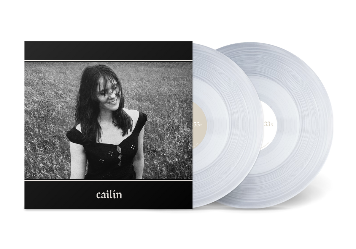 Kate Nash’s “Cailín” vinyl LP with a portrait and translucent records.