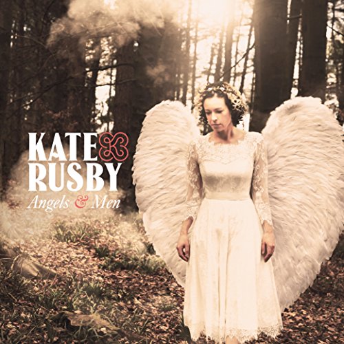 Kate Rusby album cover: woman with angel wings in a forest.