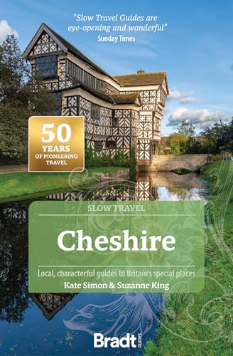Book cover featuring a half-timbered building reflected in water, titled "Cheshire.