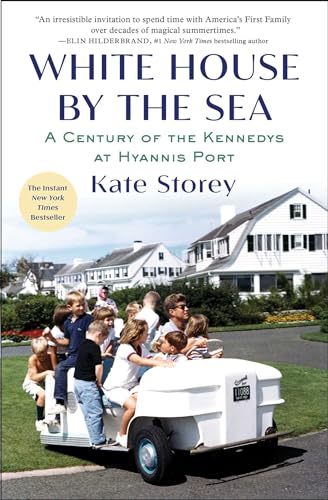 Book cover featuring the Kennedy family at Hyannis Port, Massachusetts.