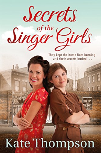 Book cover featuring two women in vintage clothing, with a factory backdrop.