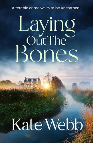 Book cover: a large house by a river in misty landscape.