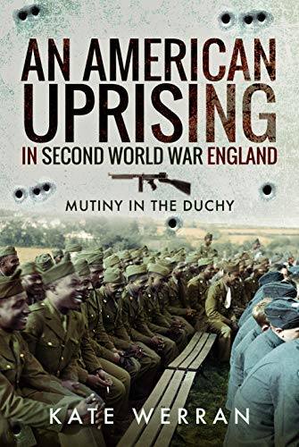 Book cover depicting American soldiers and a rifle, titled “An American Uprising.”