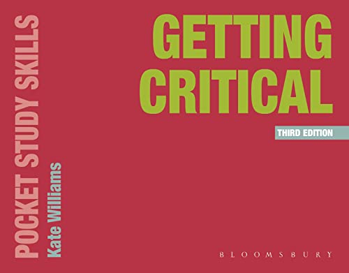 Small paperback book cover, titled “Getting Critical,” with a blue and white design.