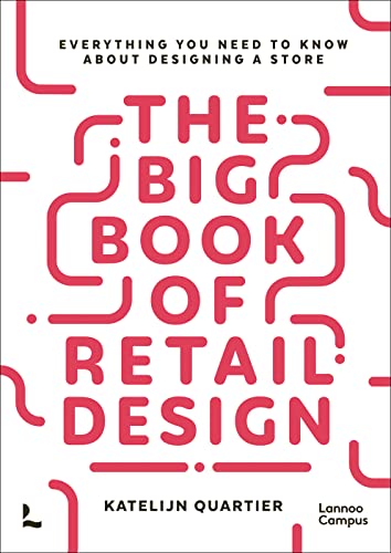 Book cover with bold red and black typography: "The Big Book of Retail Design".