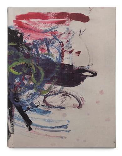 Book cover with abstract expressionist painting in red, black, and green.