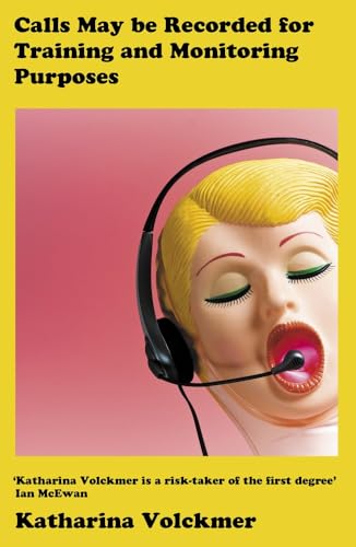 Yellow book cover with a headset-wearing mannequin face and text.