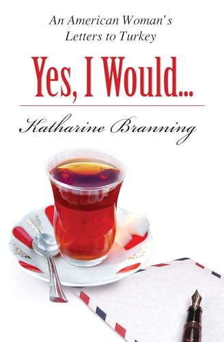 Book cover with red text, tea glass, and writing tools.