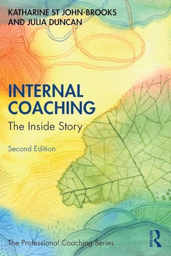 Book cover: "Internal Coaching: The Inside Story," second edition, with abstract art.