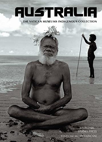 Book cover: "Australia" featuring an Indigenous Australian man seated on a beach.
