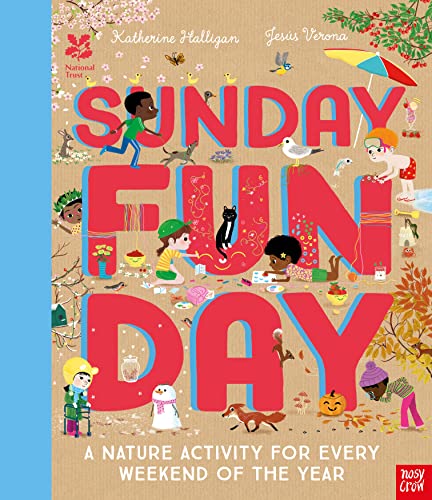 Book cover with colorful illustrations of children enjoying outdoor nature activities.