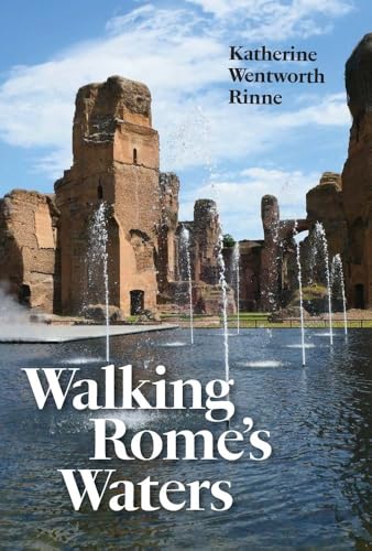 Book cover showing fountains in front of ancient Roman ruins under a blue sky.