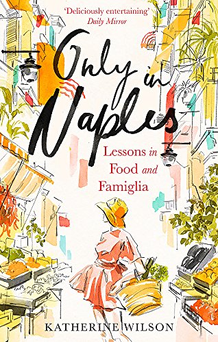 Book cover: colorful Neapolitan street scene, likely food-related, title visible.
