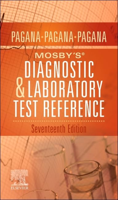 Cover of Mosby’s Diagnostic and Laboratory Test Reference, 17th Edition.