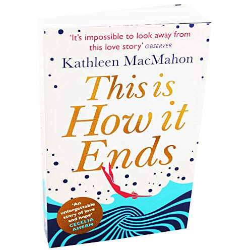 Book cover: “This Is How It Ends” with blue, orange, and white design.