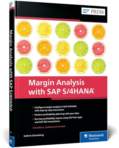 Book cover: "Margin Analysis with SAP S/4HANA" featuring citrus fruit.