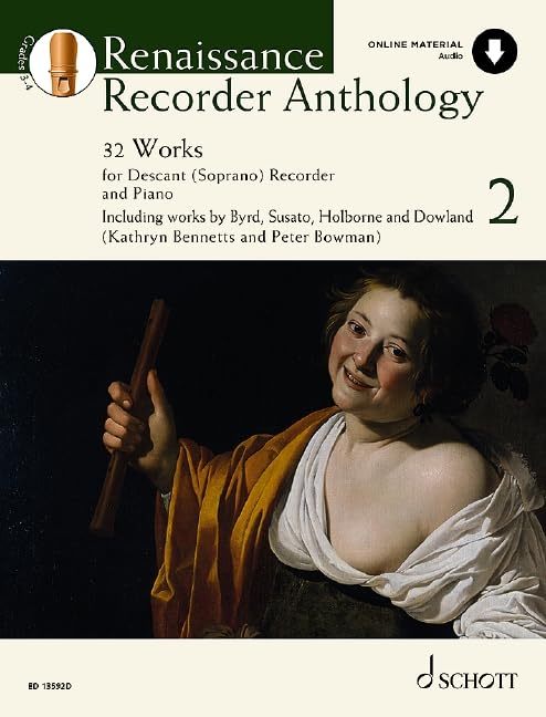 Sheet music cover: “Renaissance Recorder Anthology” with a Renaissance painting.