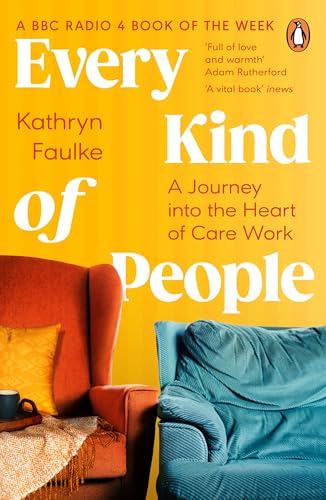 Book cover with orange and blue armchairs, title “Every Kind of People.”
