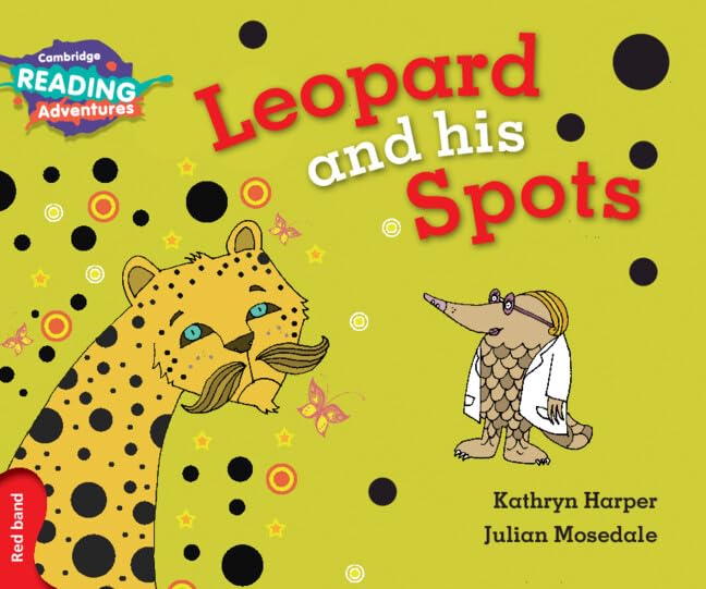 Book cover featuring a leopard and a pangolin on a yellow background with spots.