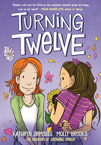 Two girls, one with orange hair and one with brown hair, stand together outdoors.