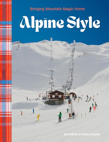 Book cover: snowy mountains, ski lift, and people skiing.