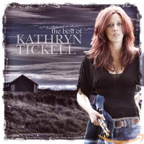 CD cover featuring Kathryn Tickell with a Northumbrian smallpipe.