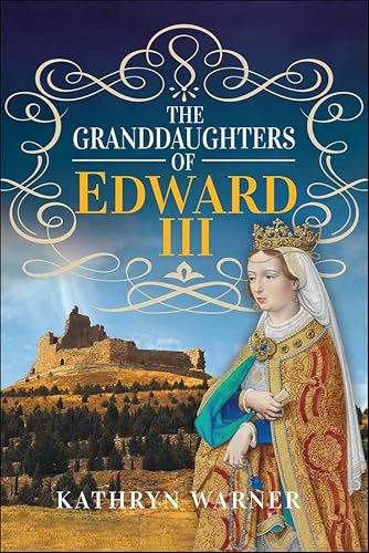 Book cover depicting a medieval woman with a castle in the background.