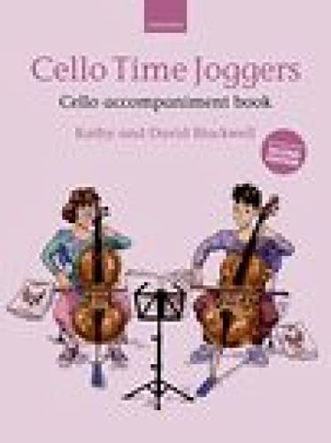 Cello Time Joggers accompaniment book cover with illustrated children playing cellos.