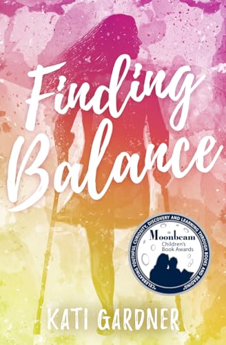 Book cover: "Finding Balance" with a silhouette of a woman walking.