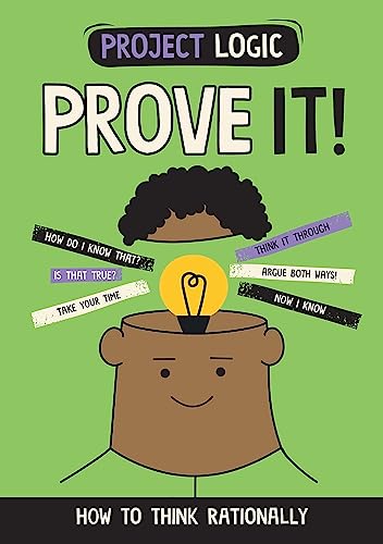 Book cover: “Project Logic: Prove It!” with illustration of a thinking head.