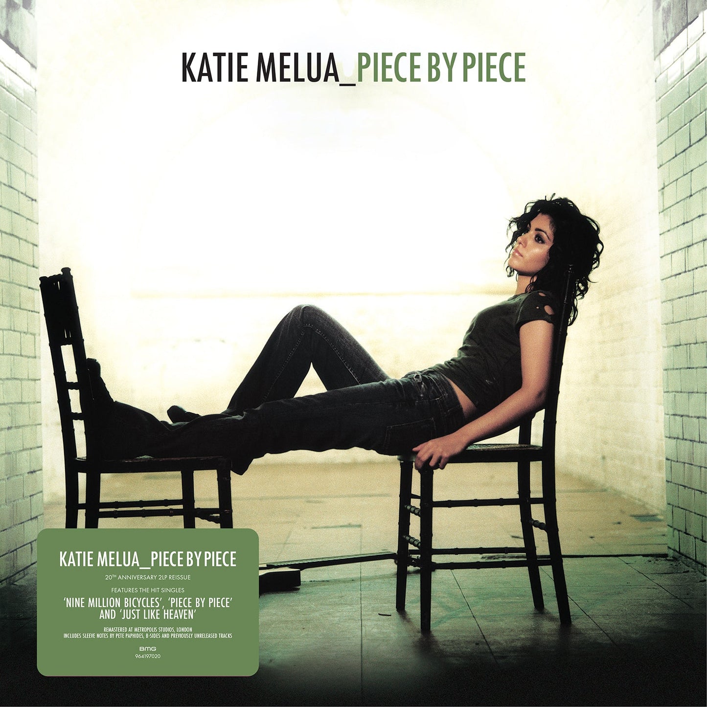 Katie Melua album cover: a reclining woman in a dark room.