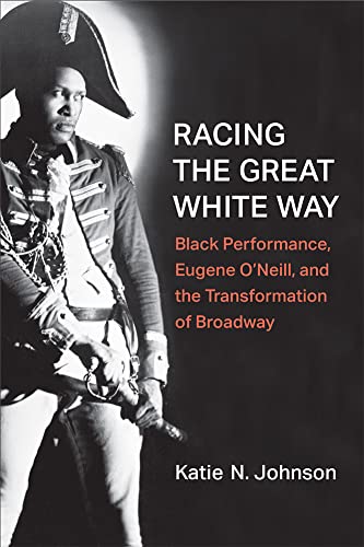 Book cover: "Racing the Great White Way" with a historical portrait.