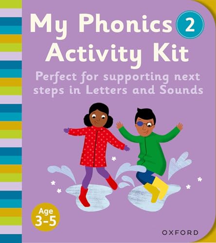 My Phonics Activity Kit 2" cover with children playing in puddles.