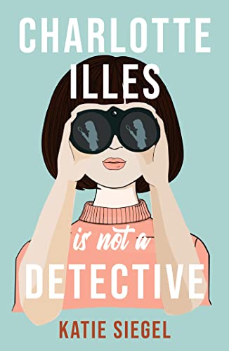 Book cover with illustration of a girl holding binoculars.