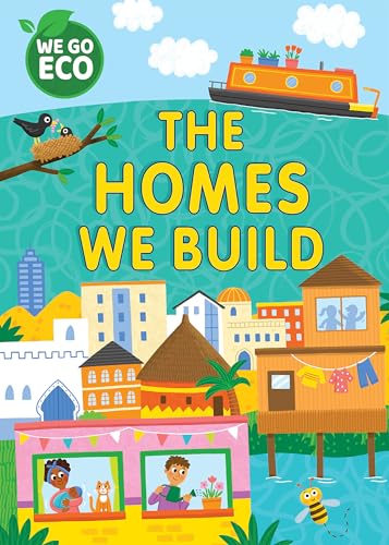 Book cover depicting diverse homes, people, and animals in a colorful landscape.