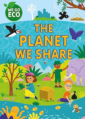 Colorful illustrated children’s book cover depicting people and animals in nature.