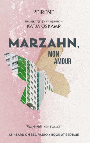 Book cover featuring a green apartment building cutout against a textured pink background.