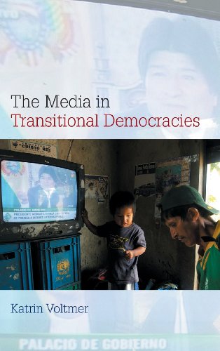 Book cover: children watching television in a developing country.