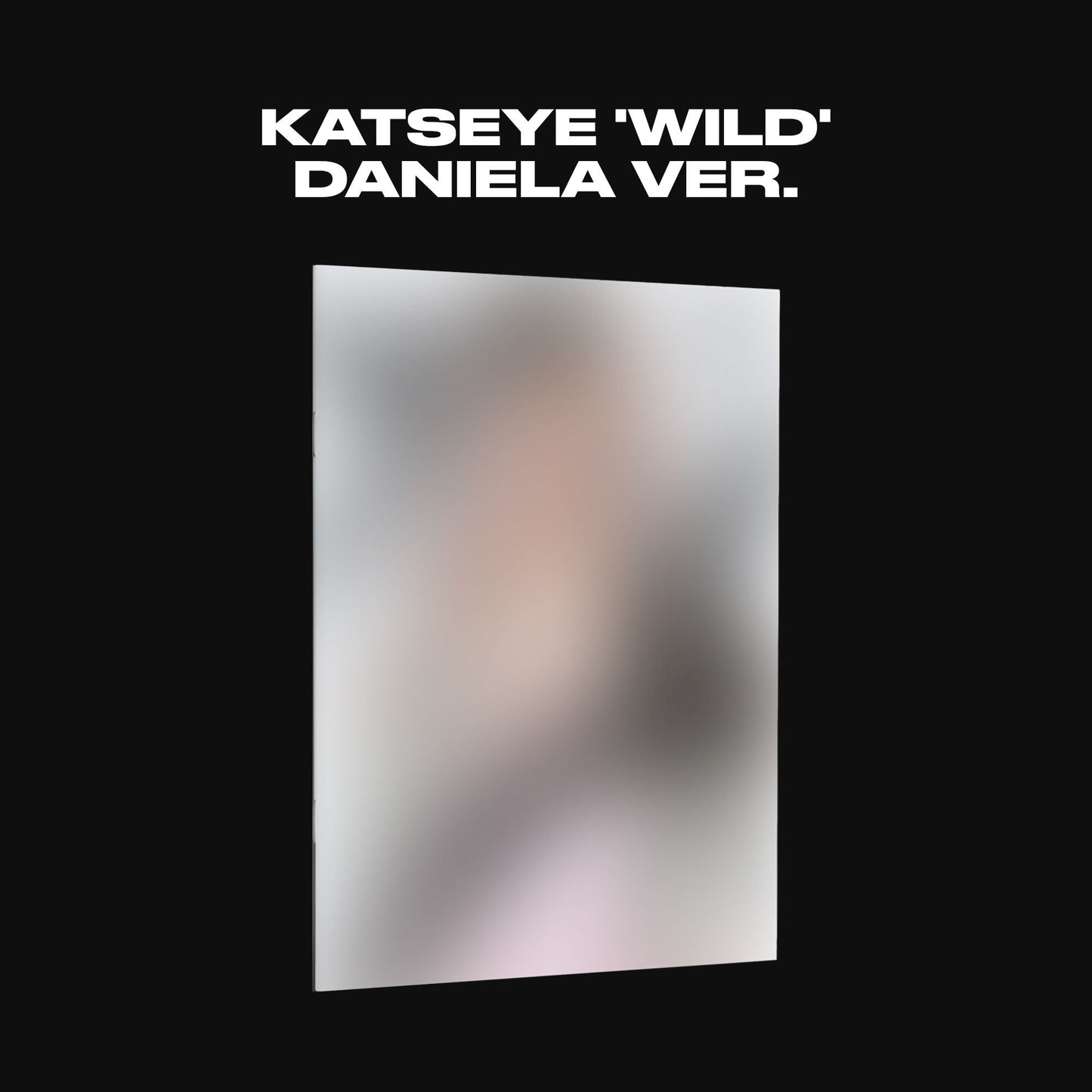 CD cover for Katseye’s “Wild (Daniela Ver.)” with blurred imagery.