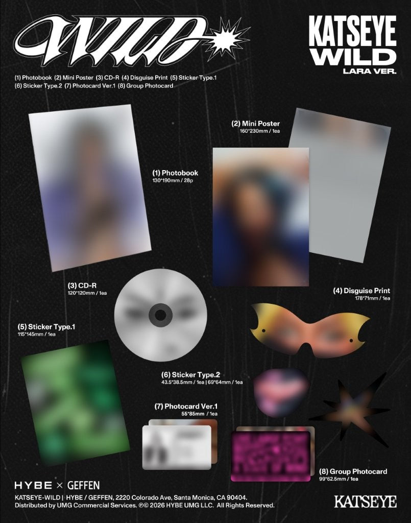 KATSEYE - WILD (Lara Ver.) [CD]