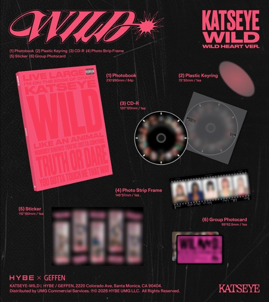 KATSEYE - WILD (Wild Heart Vers.) [CD]