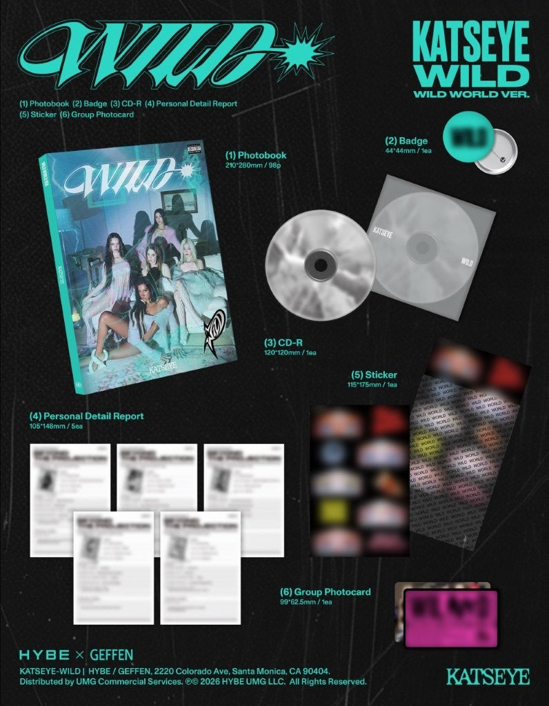 KATSEYE - WILD (Wild World Vers.) [CD]