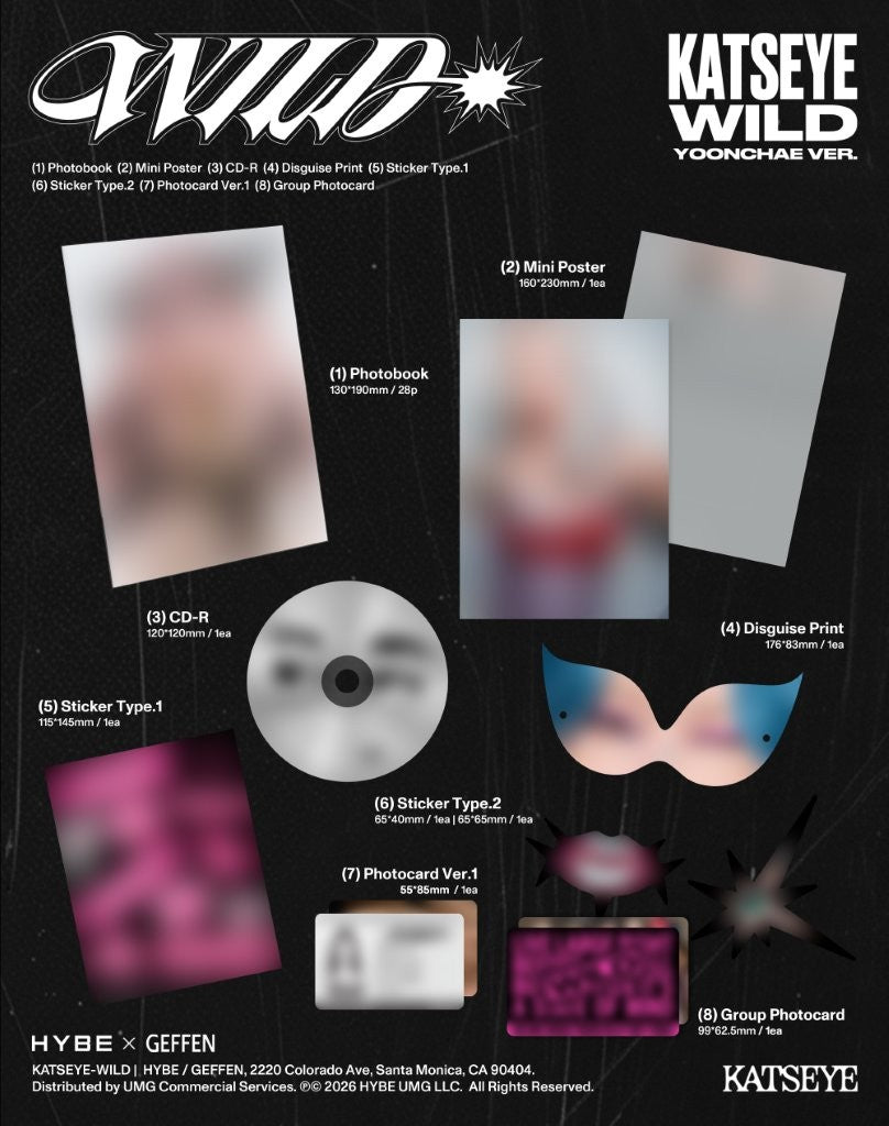KATSEYE - WILD (Yoonchae Ver.) [CD]