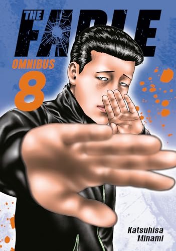Manga cover showing a man in a black jacket holding his hand out forward.